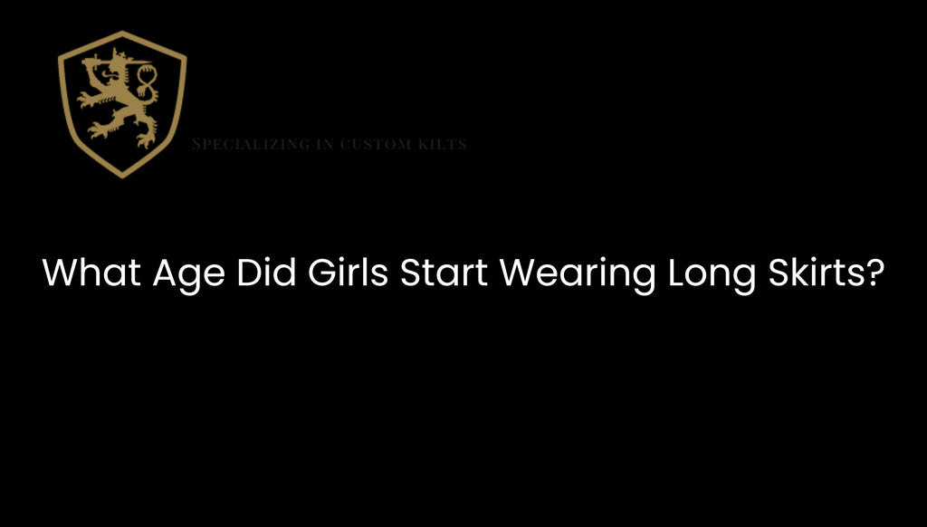 What Age Did Girls Start Wearing Long Skirts?
