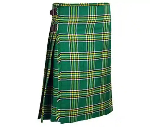 Traditional Irish Tartan Kilt || 8 Yard Handmade 16oz Traditional Heavy Weight Kilt - Custom Made