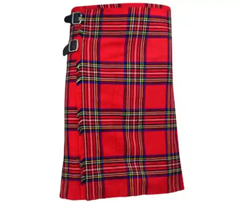 Scottish Men's 5 Yard Traditional Casual Highland Wear Kilt Various Tartan Colors