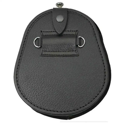 Chrome Plain Cantle Full Dress Celtic Sporran Off-White Rabbit Fur Cap Tassels