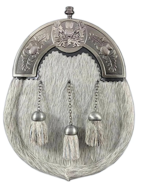 Antiqued Thistle Cantle Full Dress Sporran