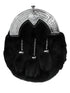 Black Fox Fur Dress Sporran