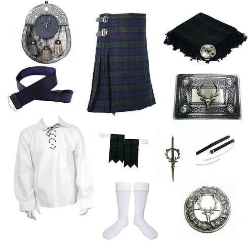 Full Kilt Package (12 Pcs Set)