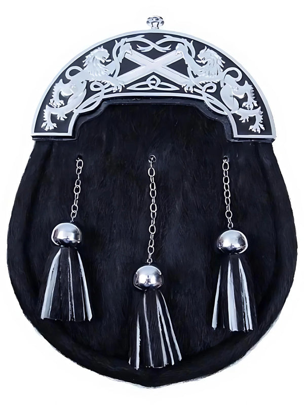 Black Cantle Highland Dress Sporran