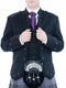 Black Sheriffmuir Kilt Jacket