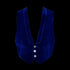 Blue Velvet Prince Charlie Waistcoat