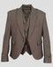 Brown Scottish Tweed Argyle Kilt Jacket With 5 Button Vest