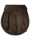 Brown Embossed Leather Sporran
