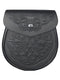 Celtic Embossed Leather Sporran Men