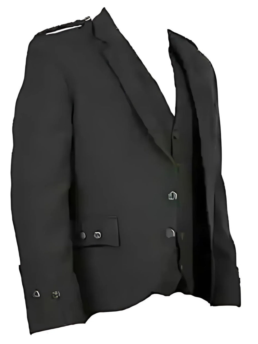 Charcoal kilt jacket best sale