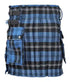 New Ladies Ramsey Blue Tartan Skirt Kilt With Pockets Custom Waist and Lengths 16'',18'',20''