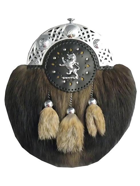 Fox Fur Leather Sporran