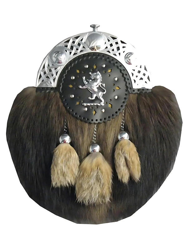 Fox Fur Leather Sporran