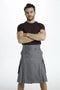 Gray Utility Kilt with Pockets