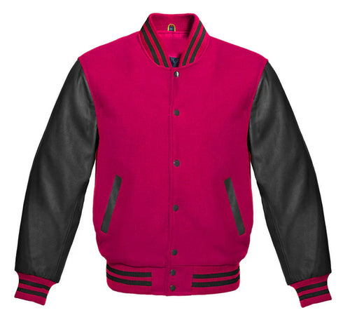 Hot Pink Baseball Jacket
