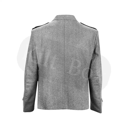 Grey Tweed Kilt Jacket