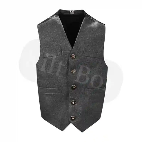 Charcoal Argyle Kilt Waistcoat