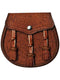 Khaki Leather Sporran
