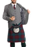 Light Grey Tweed Kilt Jacket and Waistcoat