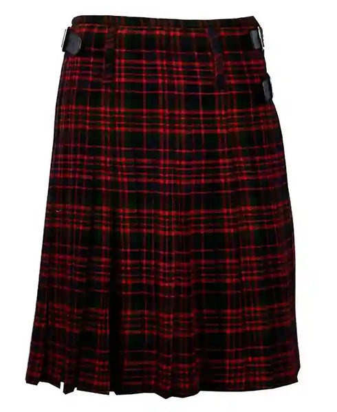 Macdonald Tartan 8 Yard Handmade 16oz Traditional HeavyWeight Kilt 24" Drop