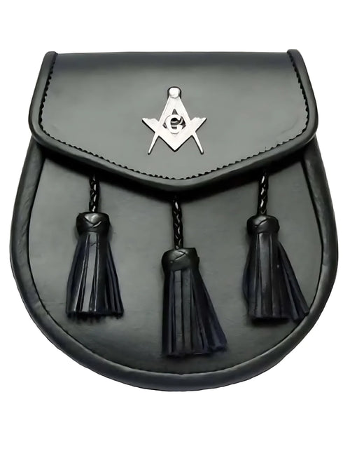 Masonic Leather Sporran