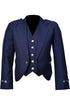 Navy Blue Argyle Kilt Jacket and Waistcoat