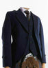 Scottish Argyll Kilt Jacket and Vest - Navy Blue