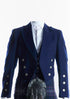 Navy Blue Prince Charlie Jacket and Waistcoat