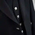 Ex-Hire Argyle Kilt Jacket and Vest - Black Wool