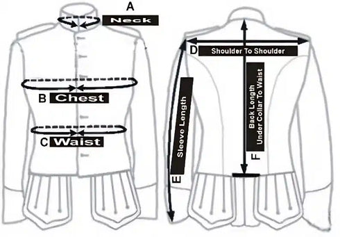 Scottish Argyle Black Kilt Jacket & Waistcoat – Premium Serge Wool Highland Wear