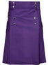 Mens Purple Utility Kilt