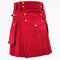 Red Modern Utility Kilt