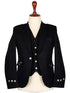 Scottish Black Argyll Kilt Jacket and Vest