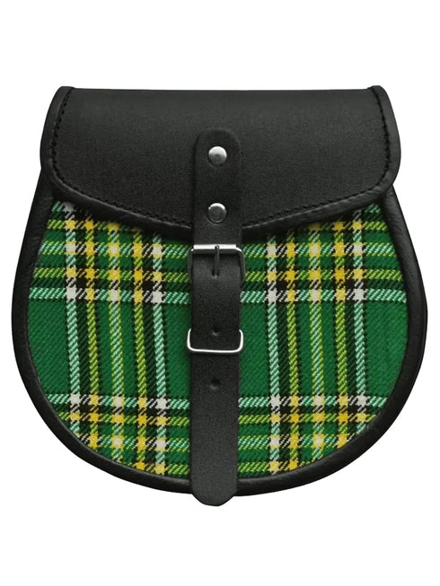 Scottish Irish National Tartan Sporran