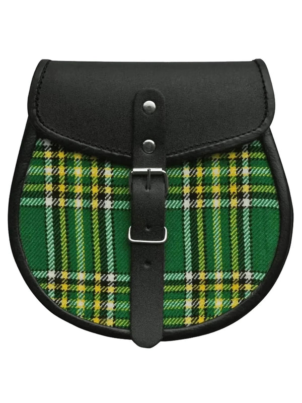 Scottish Irish National Tartan Sporran