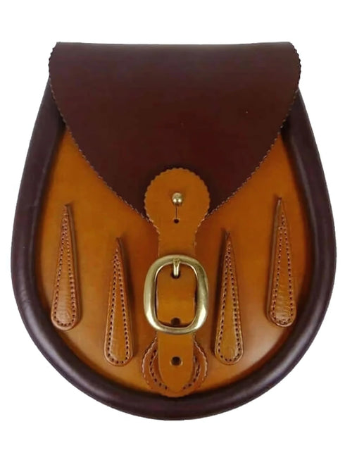 Tan Teardrop Lomond Sporran