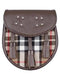 Thompson Camel Tartan Sporran