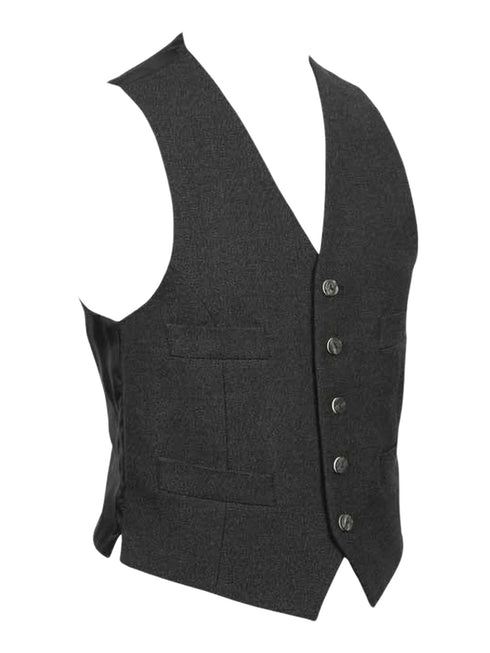Men's Scottish Handmade Charcoal Grey Argyle Jacket with Waistcoat