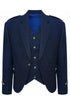 Blue Tweed Crail Kilt Jacket and Waistcoat