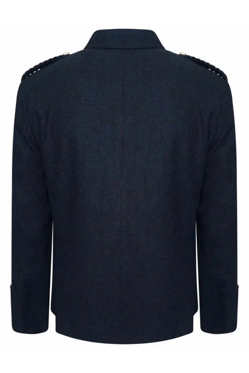 Blue Tweed Crail Kilt Jacket and Waistcoat