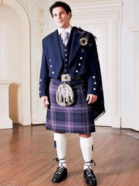 Navy Blue Kilt Outfit