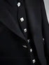 Black Argyle kilt Jacket with Thistle Buttons