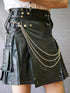 Vintage Party Leather Kilt for Sexy Men