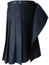 Plain Black Utility Kilt