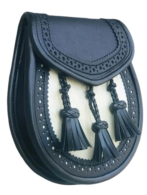 Black Leather Sporran