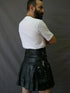 Vintage Party Leather Kilt for Sexy Men