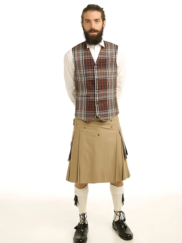 Tartan Casual Waistcoat