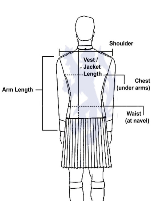 Kilt Jacket Measurment