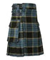 Anderson Tartan Kilt Scottish Men Utility Modern 2 side Cargo Pockets Length 24