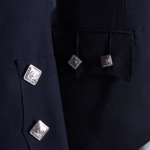 Black Formal Argyll Kilt Jacket